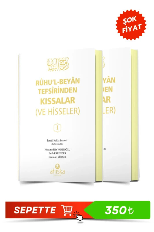 Ruhul Beyan Tefsirinden Kıssalar ve Hisseler 2 Cilt Takım - Ahıska Yayınevi