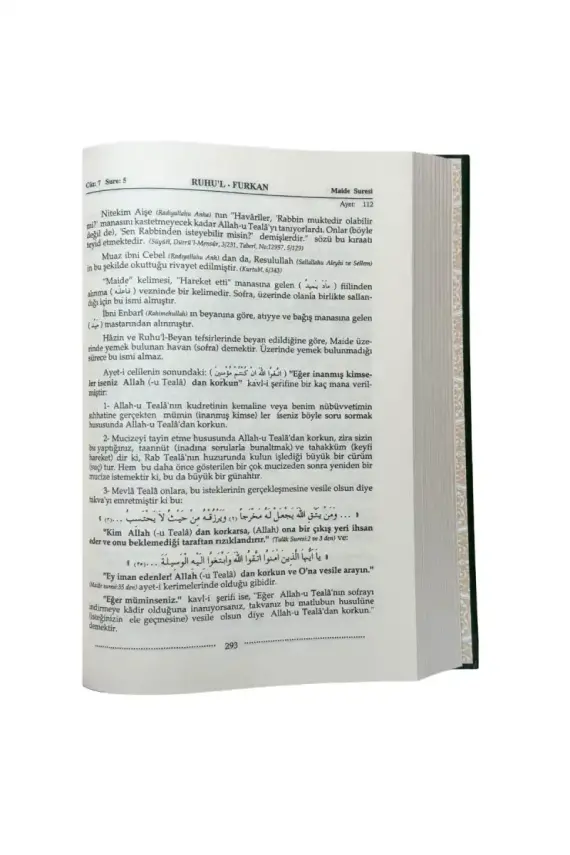 Ruhul Furkan Tefirsi 8. Cilt Orta Boy - Ciltli - 2