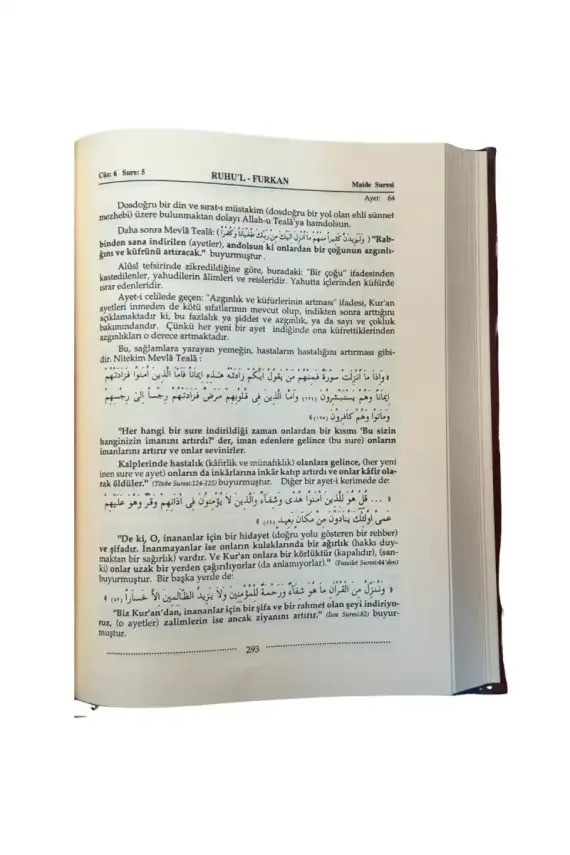 Ruhul Furkan Tefsiri 7. Cilt - Deri - 3