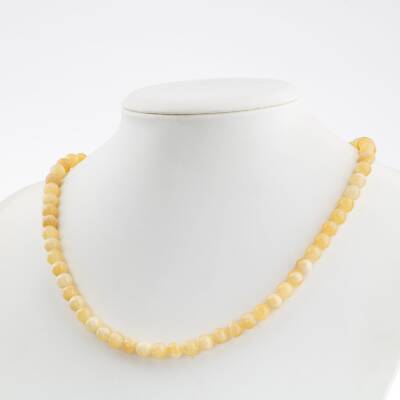 Rutilli Kuvars 6 mm Dizi Doğal Taş Kolye - 2