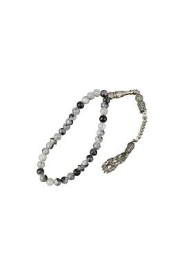 Rutilli Kuvars Doğal Taş Tesbih 33lük - 6mm - 3