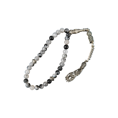 Rutilli Kuvars Doğal Taş Tesbih 33lük - 6mm - Osmanlı Doğaltaş