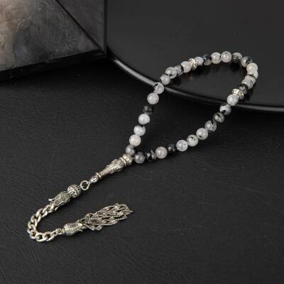 Rutilli Kuvars Doğal Taş Tesbih 33lük - 6mm - 2