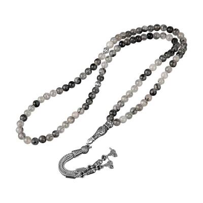 Rutilli Kuvars Doğal Taş Tesbih 99luk - 6mm - Doğal Taş (1)