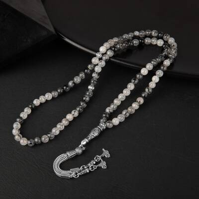 Rutilli Kuvars Doğal Taş Tesbih 99luk - 6mm - 2