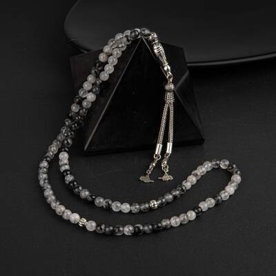 Rutilli Kuvars Doğal Taş Tesbih 99luk - 6mm - 3