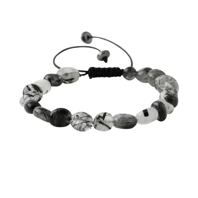 Rutilli Kuvars Natürel Kesim Doğal Taş Bileklik - Osmanlı Doğaltaş