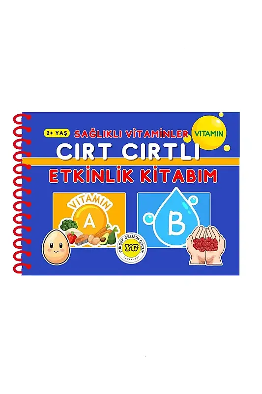 Sağlıklı Vitaminler Cırt Cırtlı Etkinlik Kitabım - 4