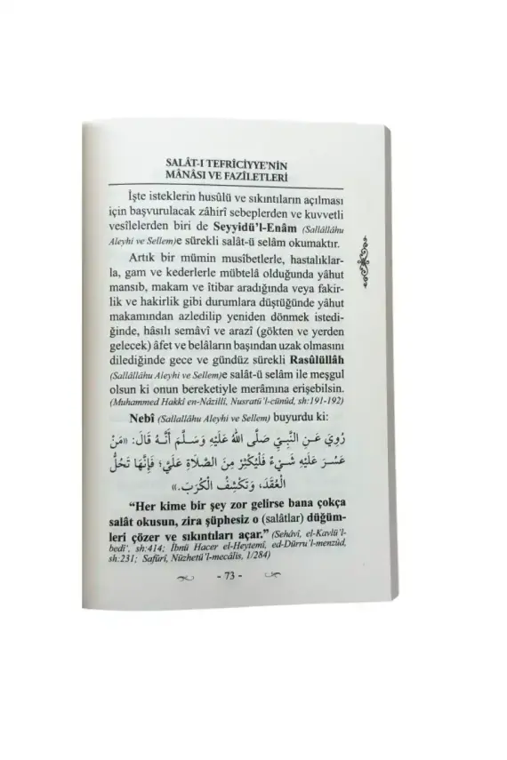 Salatı Tefriciyye Ve Salatı Münciye Tüncina - 3