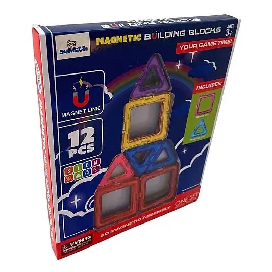 Samatlı Manyetik Bloklar 12 Parça - 1
