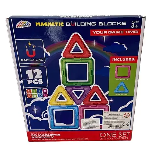 Samatlı Manyetik Bloklar 12 Parça - 4