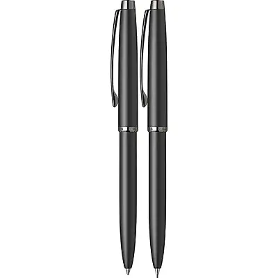 Scrikss 108 Prestige Tükenmez + Mekanik Kurşun Kalem Takım Mat Siyah - 1
