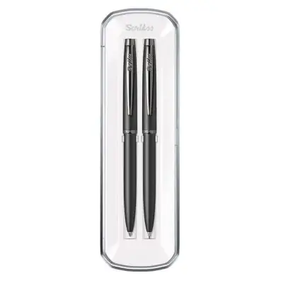 Scrikss 108 Prestige Tükenmez - Mekanik Kurşun Kalem Takım Mat Siyah - 2