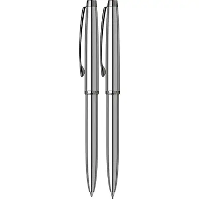 Scrikss 108M Prestige Tükenmez + Mekanik Kurşun Kalem Takım Krom - Scrikss (1)