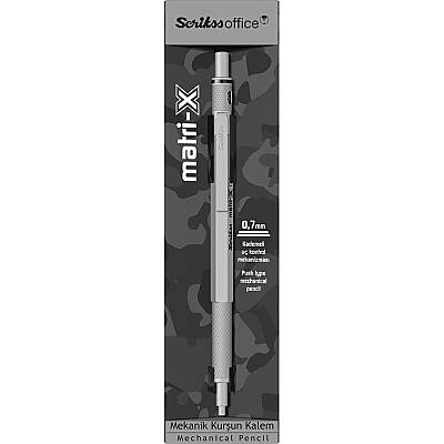 Scrikss Matri-X Mekanik Kurşun Kalem 0.7 mm Açık Gri - Scrikss (1)