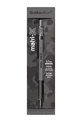 Scrikss Matri-X Mekanik Kurşun Kalem 0.7 mm Gri - 3