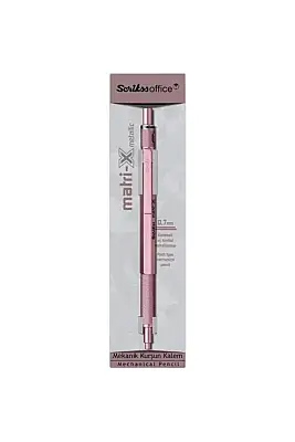 Scrikss Matri-X Mekanik Kurşun Kalem 0.7 mm Metalik Rose - 3