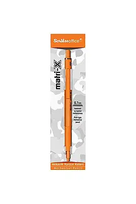 Scrikss Matri-X Mekanik Kurşun Kalem 0.7 mm Turuncu - Scrikss (1)