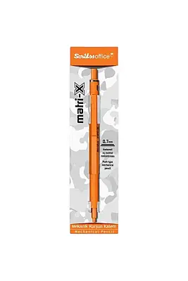 Scrikss Matri-X Mekanik Kurşun Kalem 0.7 mm Turuncu - 3