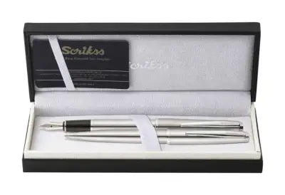 Scrikss Metropolis 78M Dolma Kalem - Tükenmez Kalem Takım Paslanmaz Çelik M Uç - 2