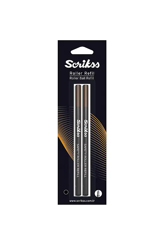 Scrikss Roller Refil Siyah 0.7 mm 2 Li - 1