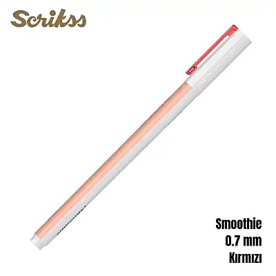 Scrikss Smoothie Jel Kalem 0.7 mm Kırmızı - 14