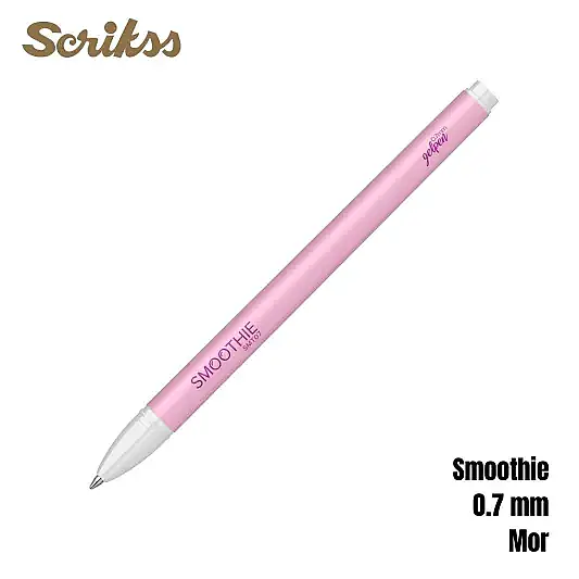 Scrikss Smoothie Jel Kalem 0.7 mm Mor - 1
