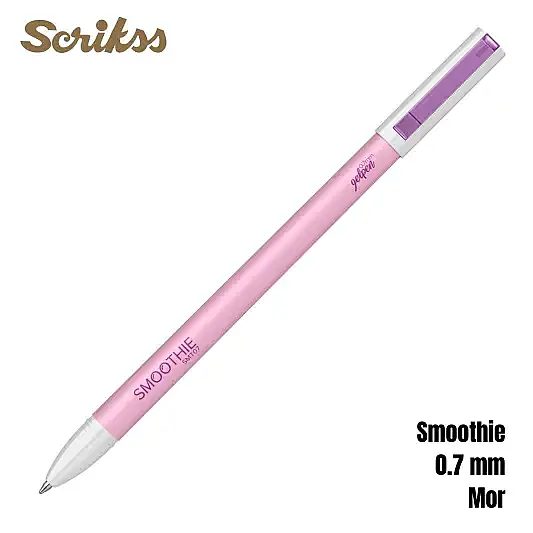 Scrikss Smoothie Jel Kalem 0.7 mm Mor - 3