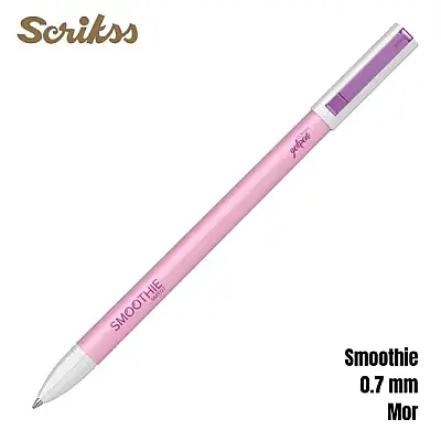 Scrikss Smoothie Jel Kalem 0.7 mm Mor - 6