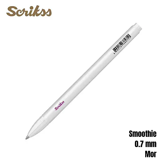 Scrikss Smoothie Jel Kalem 0.7 mm Mor - 9