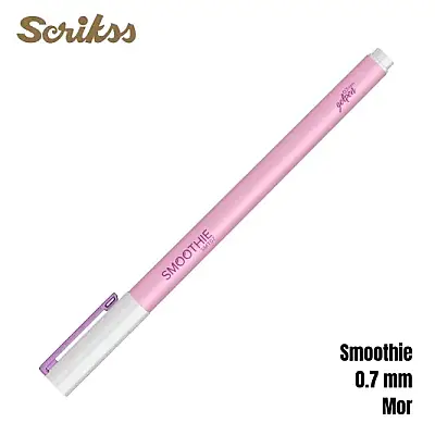 Scrikss Smoothie Jel Kalem 0.7 mm Mor - 12