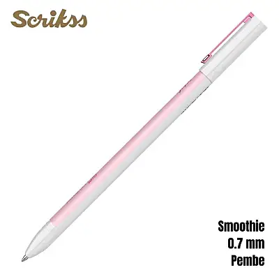 Scrikss Smoothie Jel Kalem 0.7 mm Pembe - 5