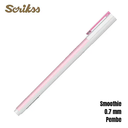 Scrikss Smoothie Jel Kalem 0.7 mm Pembe - 6
