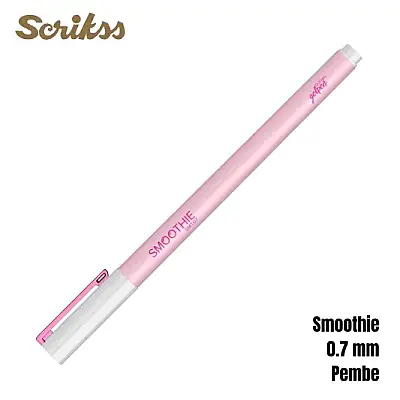 Scrikss Smoothie Jel Kalem 0.7 mm Pembe - 8