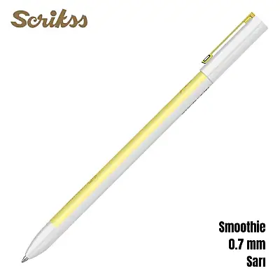 Scrikss Smoothie Jel Kalem 0.7 mm Sarı - 9