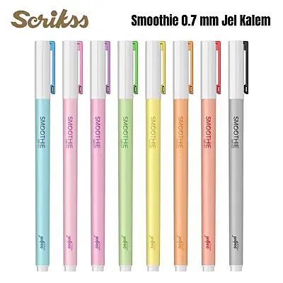 Scrikss Smoothie Jel Kalem 0.7 mm Sarı - 10