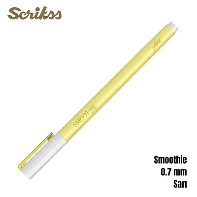 Scrikss Smoothie Jel Kalem 0.7 mm Sarı - 11