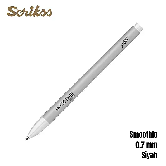 Scrikss Smoothie Jel Kalem 0.7 mm Siyah - 1