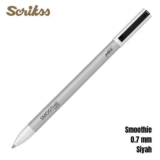 Scrikss Smoothie Jel Kalem 0.7 mm Siyah - 14