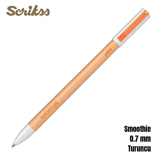 Scrikss Smoothie Jel Kalem 0.7 mm Turuncu - 5