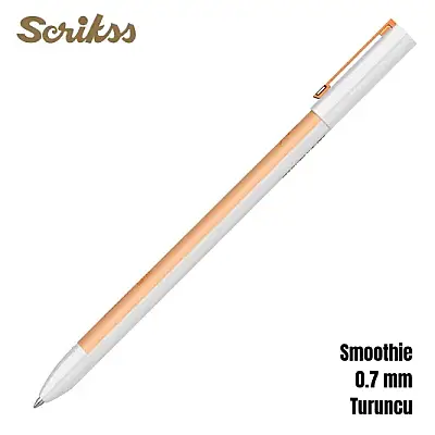 Scrikss Smoothie Jel Kalem 0.7 mm Turuncu - 8