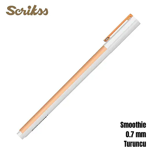 Scrikss Smoothie Jel Kalem 0.7 mm Turuncu - 10