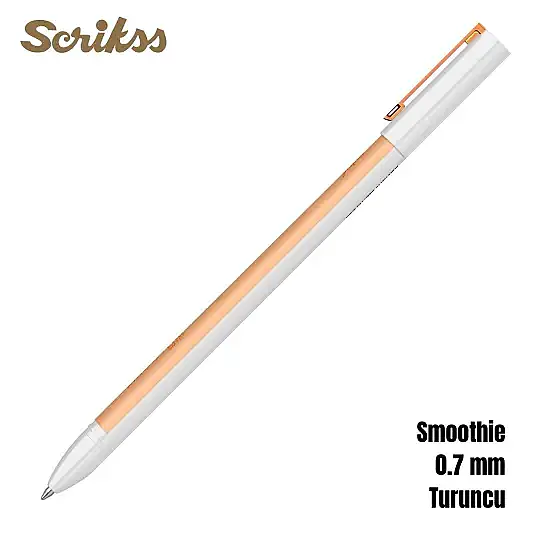 Scrikss Smoothie Jel Kalem 0.7 mm Turuncu - 12