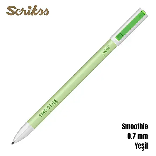 Scrikss Smoothie Jel Kalem 0.7 mm Yeşil - 7