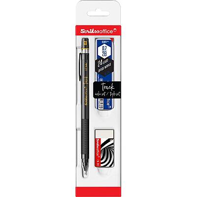 Scrikss Track 3 Lü Set Mekanik Kurşun Kalem 0.7 mm Altın Sarı - Scrikss