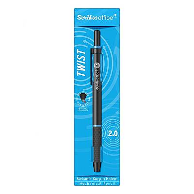 Scrikss Twist Mekanik Kurşun Kalem 2 mm Mavi - Scrikss (1)
