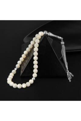 Sedef Doğal Taş Tesbih 33lük - 8mm - Osmanlı Doğaltaş