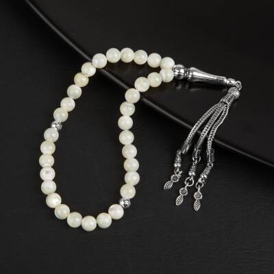 Sedef Doğal Taş Tesbih 33lük - 8mm - Osmanlı Doğaltaş