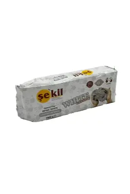 Şekil Kil Hamuru Beyaz 1 kg - Şekil