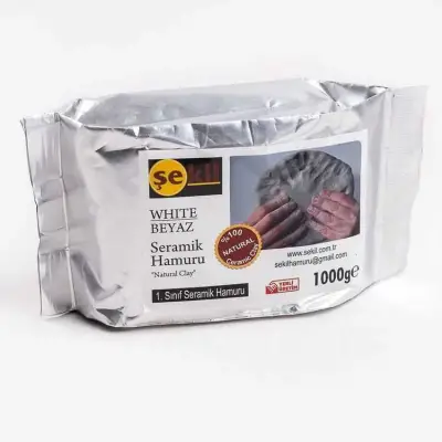 Şekil Kil Hamuru Beyaz 1 kg - Şekil